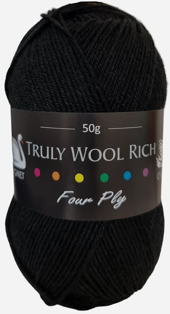 Truly Wool Rich 4 Ply Yarn - Cygnet Yarns