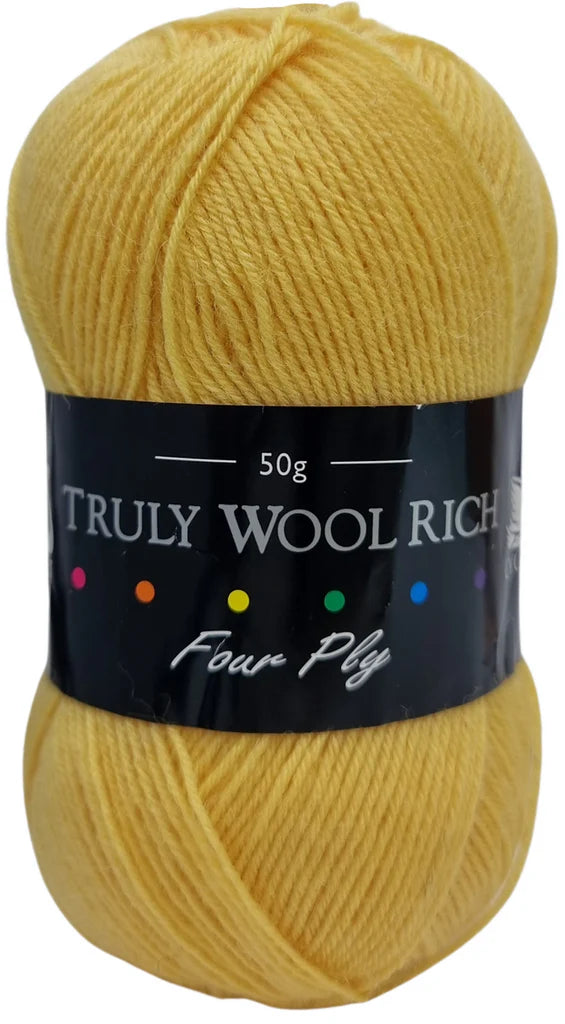 Truly Wool Rich 4 Ply Yarn - Cygnet Yarns